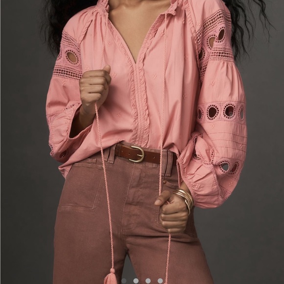 Anthropologie Forever that girl peasant blouse 🔥🔥🔥 last one available medium - Picture 5 of 5